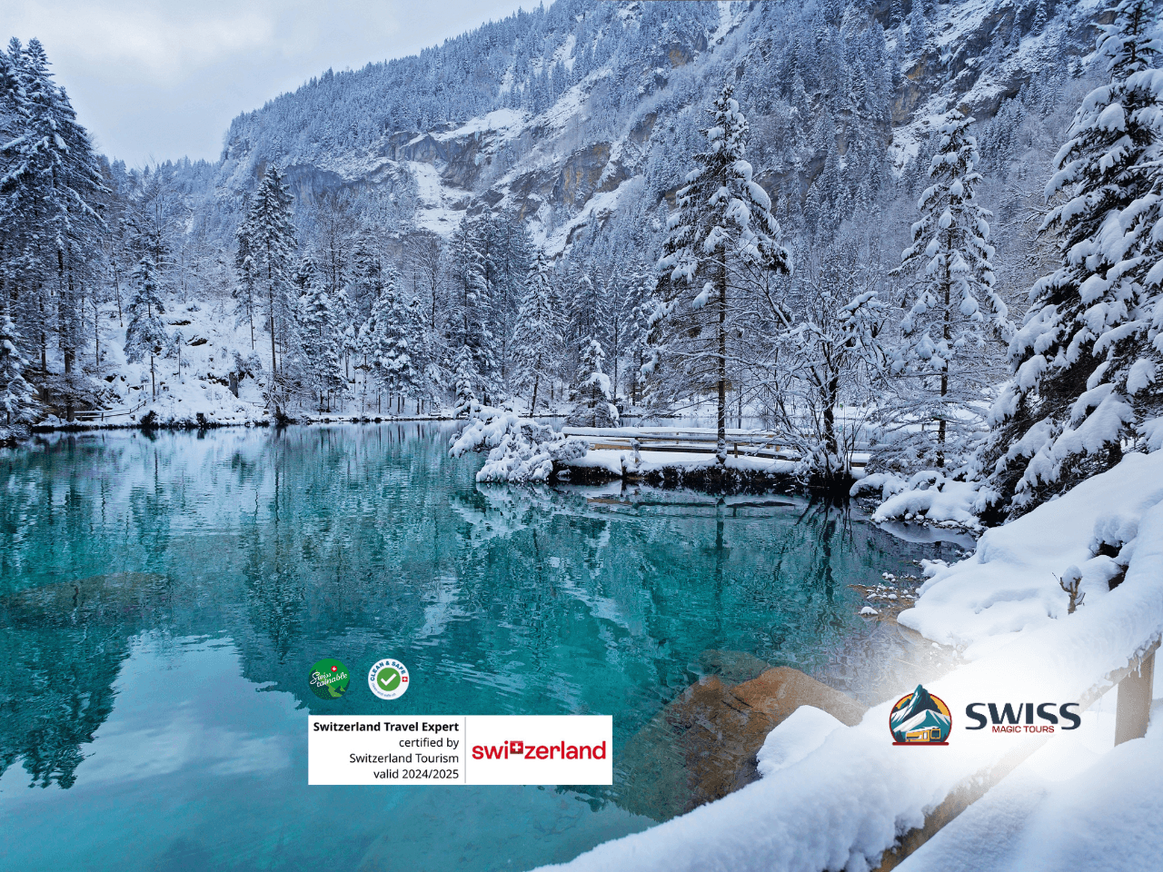 Blausee Nature Sanctuary and Interlaken Valley: Stroll through the forested natural park and organic trout sanctuary