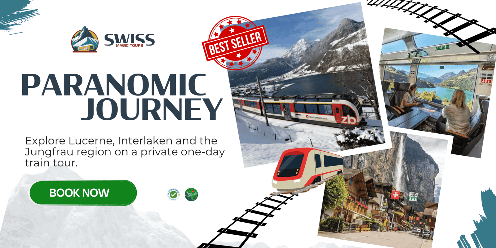 Exclusive Panoramic Train Journey Through the Swiss Alps